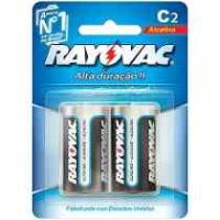 Pilha Alcalina Media C 1,5V  Rayovac