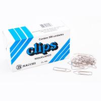Clips Niquelado 4/0 Bacchi 390 unidades