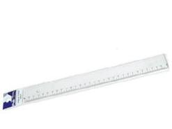Regua Cristal 30cm Larga Polibras