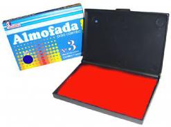 Almofada para Carimbo n 3 - Vermelha