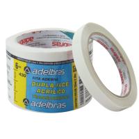 Fita Adesiva Dupla Face Papel 12mm x 30 metros 