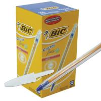 Caneta Esf. Bic Fine Plus Azul c/ Tampa