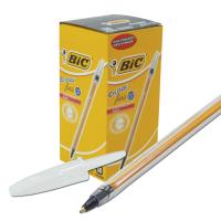 Caneta Esf. Bic Fine Plus Preta c/ Tampa