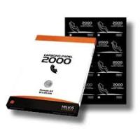 Carbono Papel 2000 A4 Preto c/ 100 folhas Helios Carbex