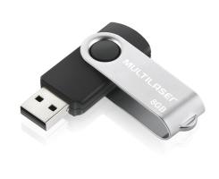 Pen Drive 8 GB - Twist 2 - Preto