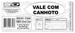 Vale com Canhoto 50 folhas