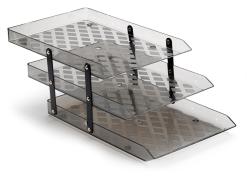 Caixa de Corresp Tripla  Fume Waleu