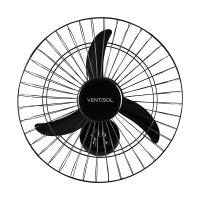 Ventilador Parede 50cm Preto Aco