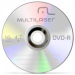 DVD-R Multilaser - Vel. 16x (4,7Gb) 