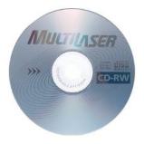 CD-RW Multilaser - Vel. 12x (700mb)